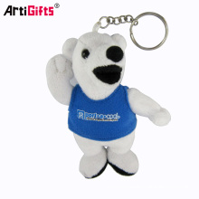 Wholesale Promotion Bulk Custom Mini Animal Toy Bear Plush Keychain